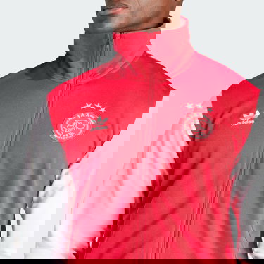 Jakna adidas Performance Ajax Amsterdam Essentials Trefoil Jacket Rdeča | IL6044, 5