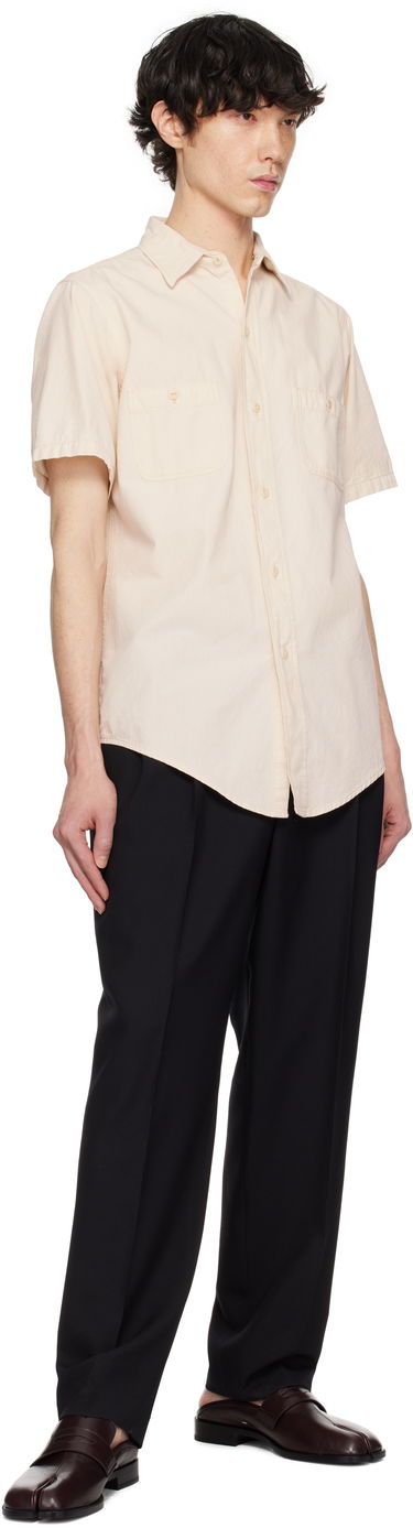 Srajce Maison Margiela Maison Margiela Chambray Short Sleeve Shirt Bež | S50DR0010 M30022, 3