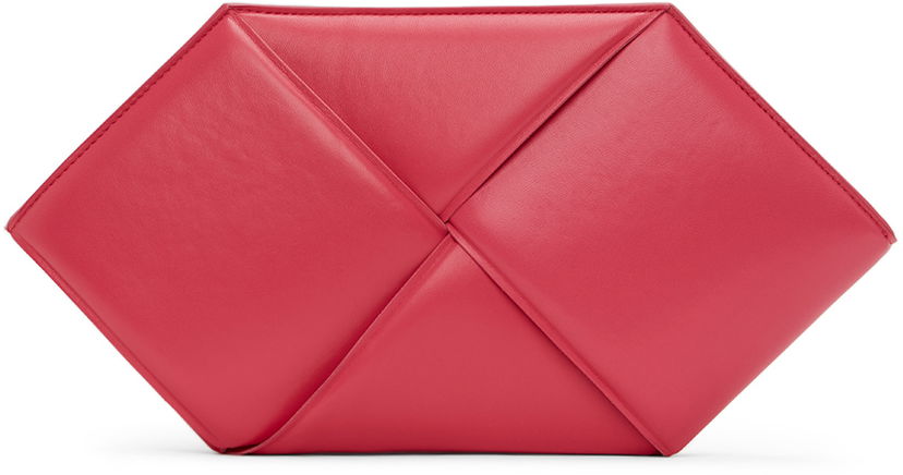 Torbica Bottega Veneta Pouch Hexagonal Roza | 639955 VCQR2