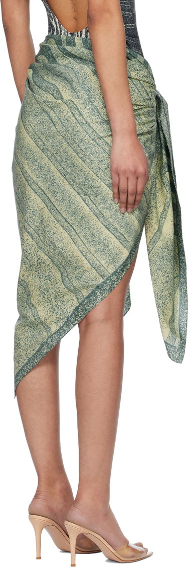 Krila Jean Paul Gaultier Jean Paul Gaultier 'The Spirale' Sarong Zelena | 25/34-U-JU175-C596-0351, 2