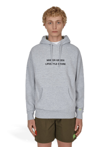 Pulover Mister Green N°1 Hooded Sweatshirt Siva | MGN1HOODIE 001