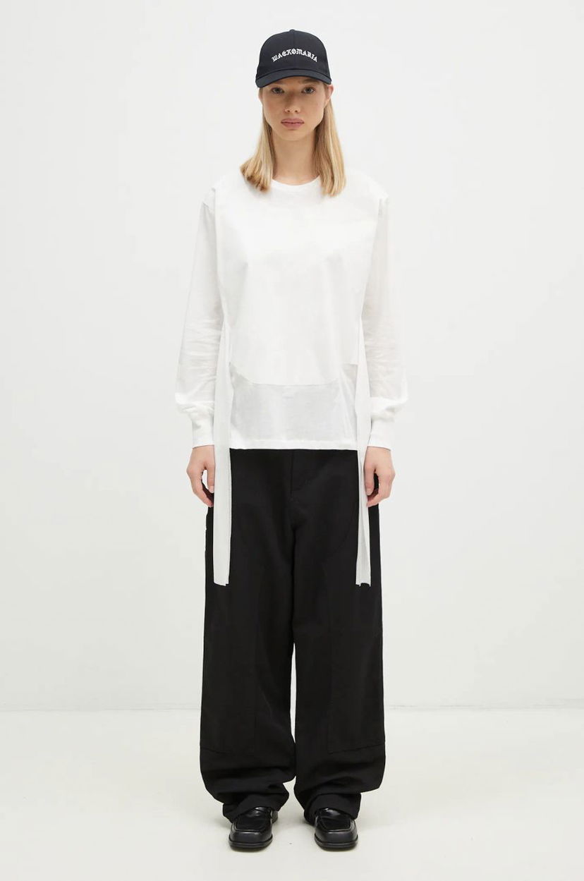 Majica UNDERCOVER Undercover C/S Long Sleeve T-Shirt Bela | UC2D1805