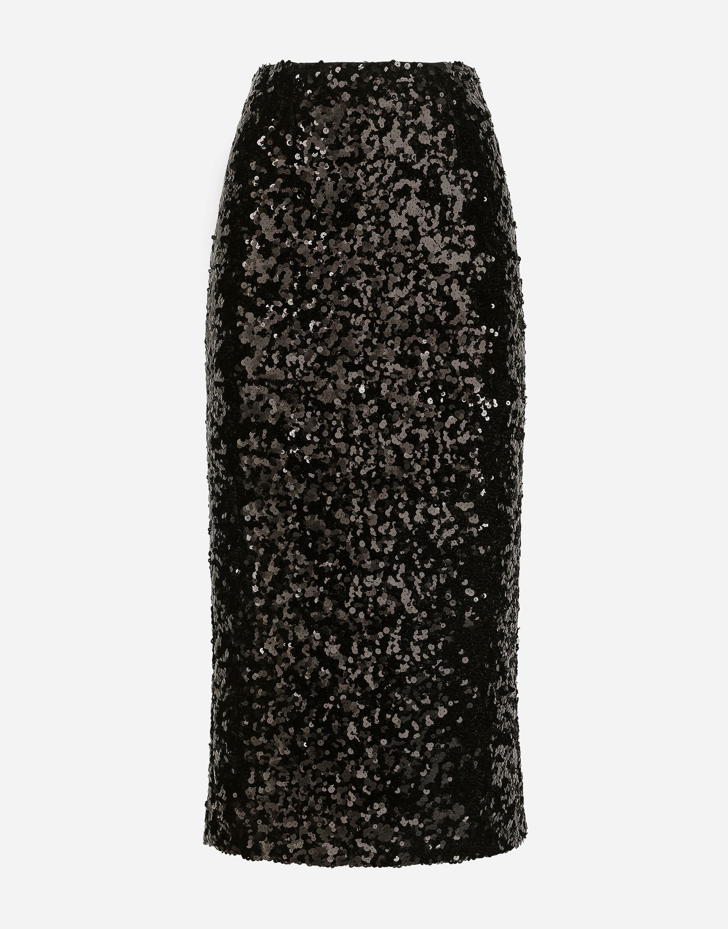 Krila Dolce & Gabbana Sequined Calf-Length Skirt Črna | F4CRGTHLMZMN0000, 0