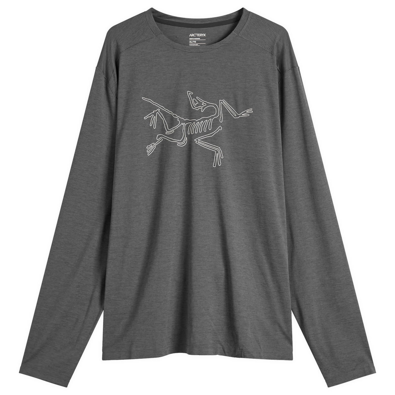 Majica Arcteryx Cormac Logo Long Sleeve T-Shirt, Size X-Large Siva | X000008452-021579, 1