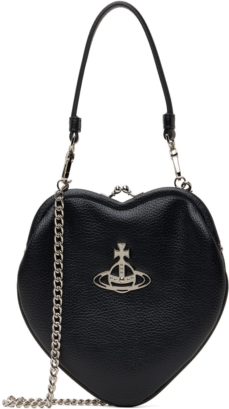Torbica Vivienne Westwood Heart Shaped Crossbody Bag Črna | 4B010004W-S000D-