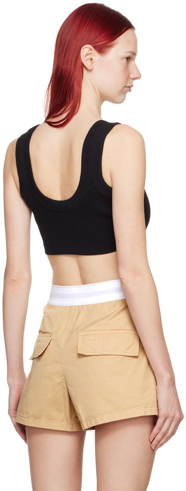 Majica brez rokavov Alexander Wang Embossed Camisole Top Črna | 4CC2248102, 2