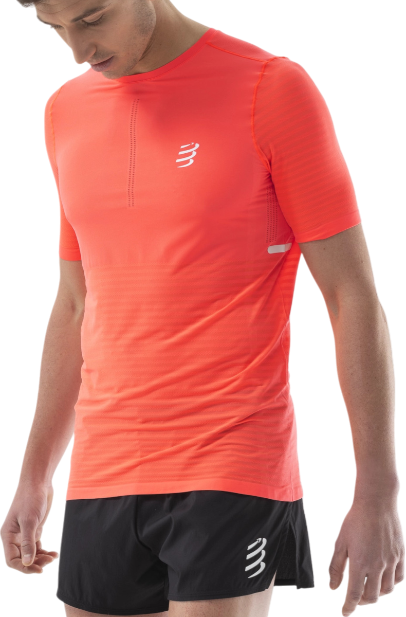 Majica Compressport Pro Racing Short Sleeve T-Shirt Oranžna | atsm3613090