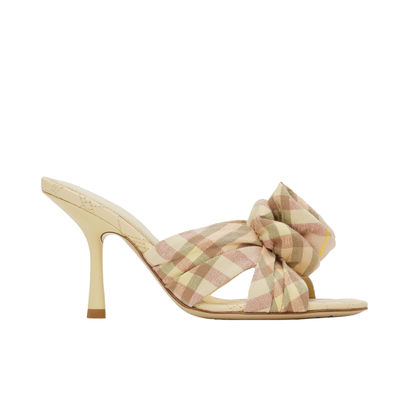 Superge in čevlji Burberry Mews Rose Heeled Sandals Bež | 8101604