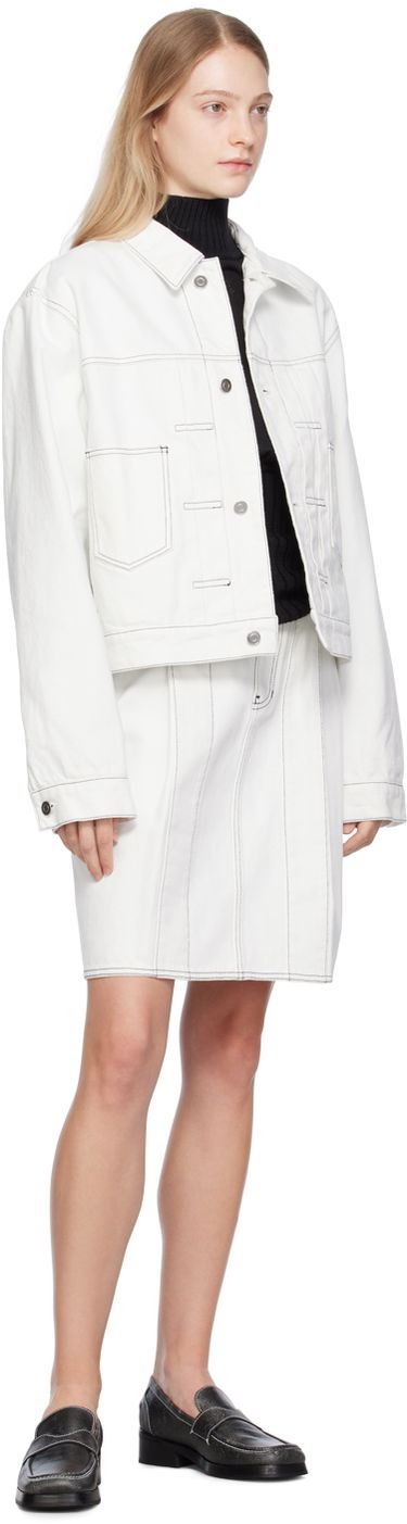 Jakna We11done We11done Tucked Denim Jacket Bela | WD-DJ3-23-338-M-IC, 3