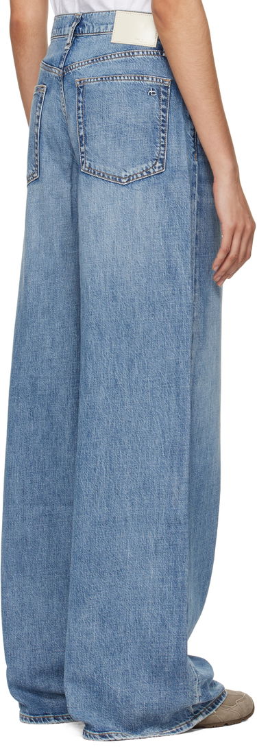 Kavbojke rag & bone Rag & Bone 'The Sofie' High-Rise Ultra Wide Leg Jeans Modra | WDD24F29521FBE, 2