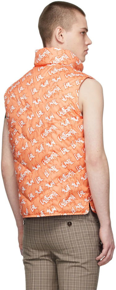 Telovnik ERL Print Polyester Down Vest Oranžna | ERL04C005, 2