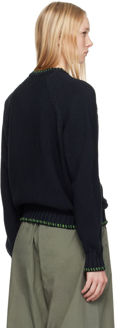 Pleteni pulover YMC YMC Lotus Knit Cardigan Črna | Q8YAH, 2
