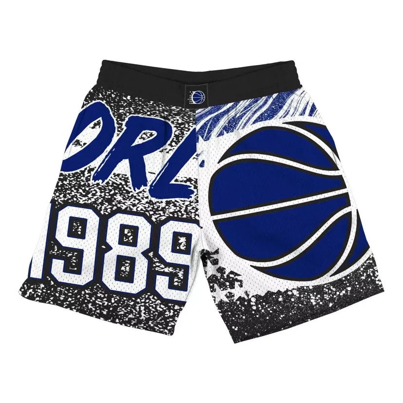 Kratke hlače Mitchell & Ness Mitchell & Ness Orlando Magic NBA Jumbotron Mesh Shorts Modra | SHORAJ19071-OMABLCK