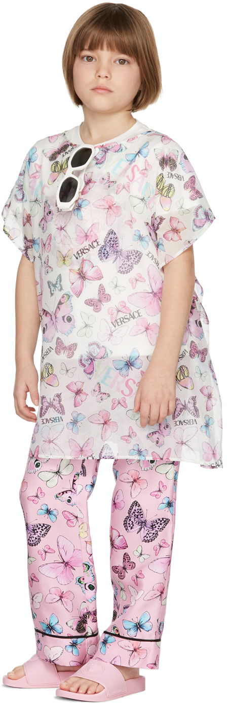 Trenirka Versace Versace Butterfly Swimsuit Cover-Up Set Roza | 10045431A02702, 0