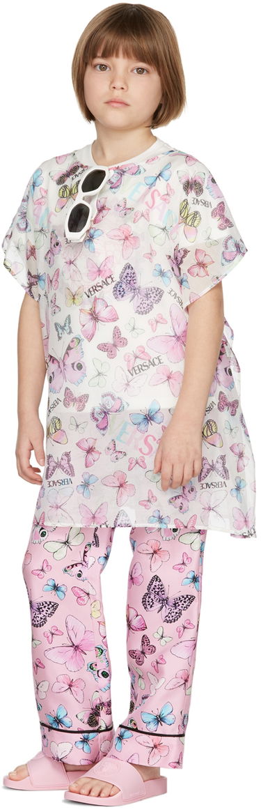 Trenirka Versace Versace Butterfly Swimsuit Cover-Up Set Roza | 10045431A02702, 0