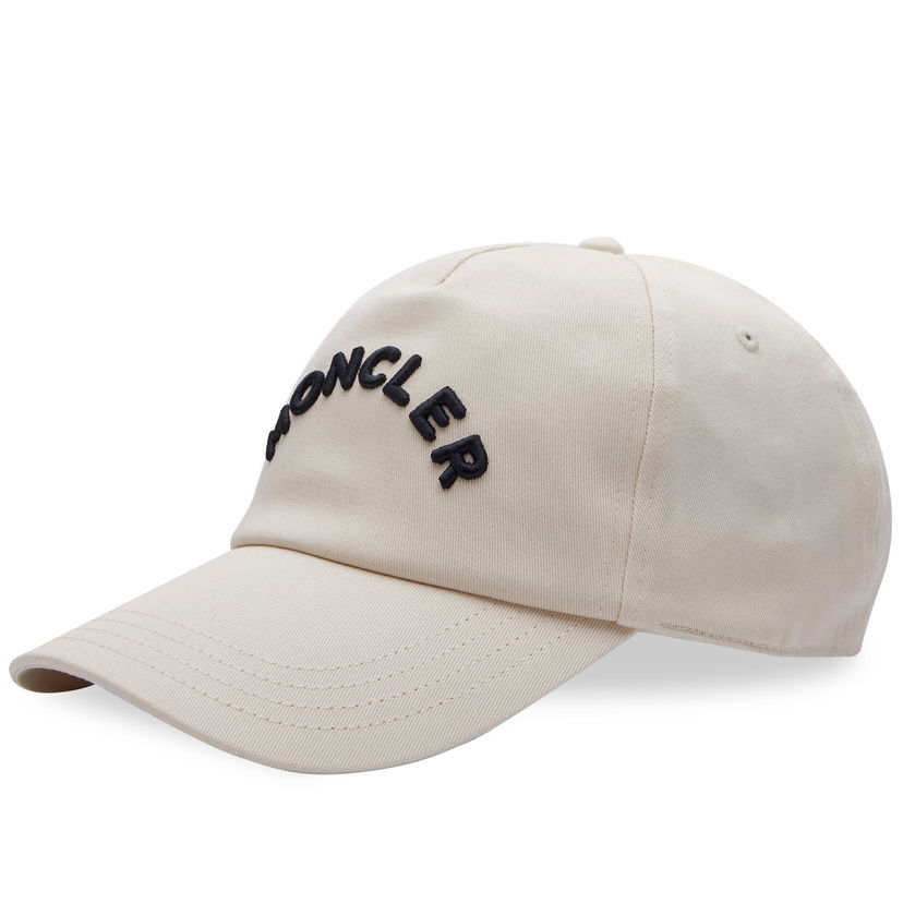 Kapa Moncler Arch Logo Cap White Bela | 3B000-40-04863-050