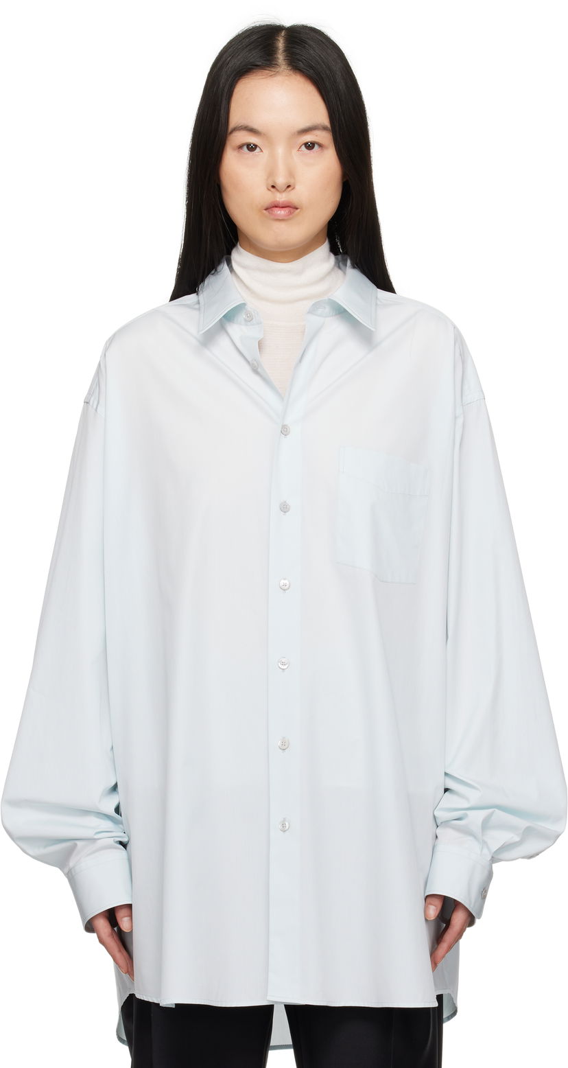 Srajce Maison Margiela Maison Margiela Oversized Shirt Modra | S51DT0017 M35397