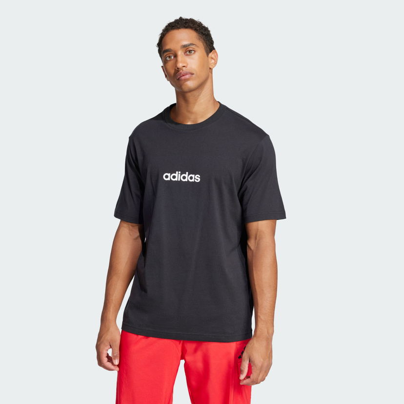 Majica adidas Performance Essentials Linear Logo Jersey T-Shirt Črna | JE8993