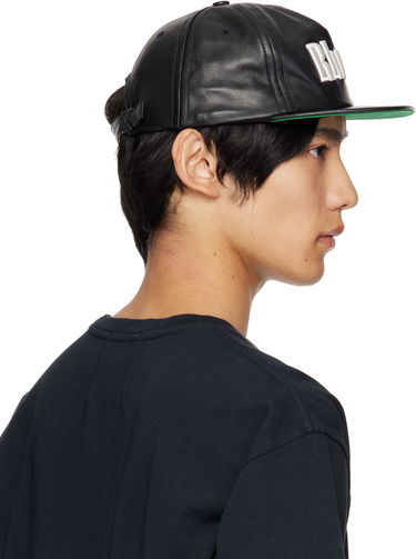 Kapa Rhude Rhude Logo Leather Cap Črna | RHPF25HA01459, 2