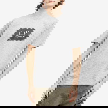 Majica C.P. Company C.P. Company 30/1 Logo Label T-Shirt, Size Large Siva | 18CMTS029A-005100W-M94, 2