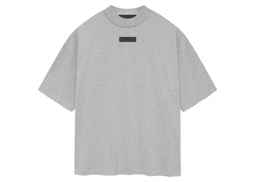 Majica Fear of God Core Collection Crewneck T-Shirt Light Heather Grey Siva | 125SP244196F
