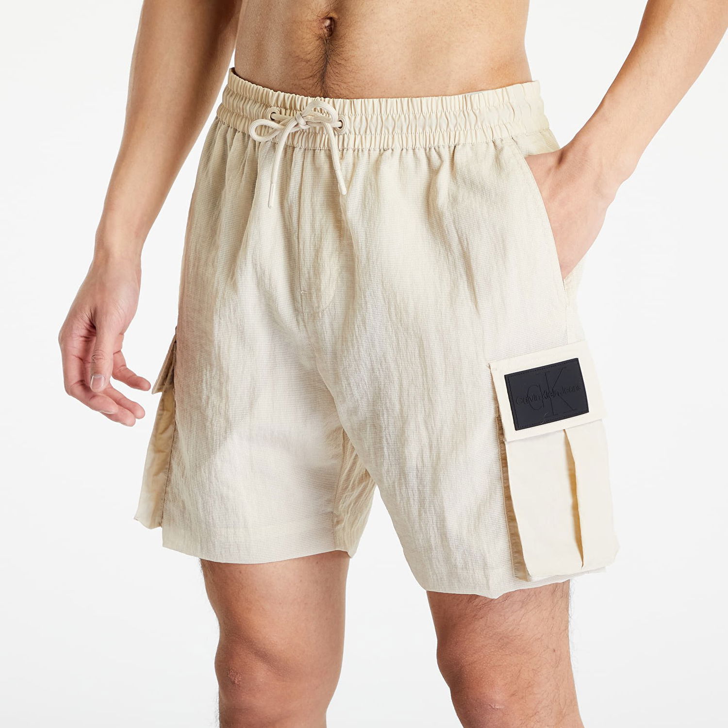 Kratke hlače CALVIN KLEIN Mesh Ripstop Cargo Shorts Bež | J30J322911 ACI, 0