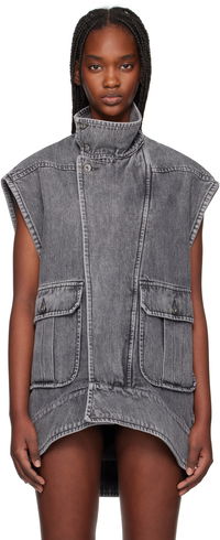 JW Anderson Oversized Sleeveless High Neck Vest