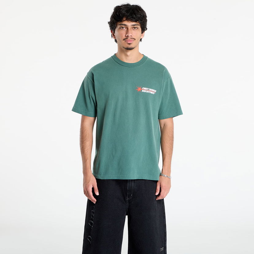 Majica OBEY OBEY Design Industries T-Shirt Zelena | 167924101-RFR