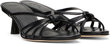 Oblačila Aeyde Aeyde Abby Leather Mules Črna | A11-HS-PRAR55ST141-SS25-800-007, 3