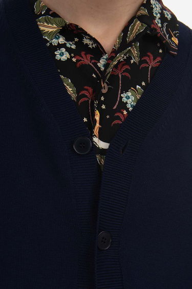 Pleteni pulover A.P.C. Navy New Joseph Cardigan Mornarica | COGDK-H22229, 3
