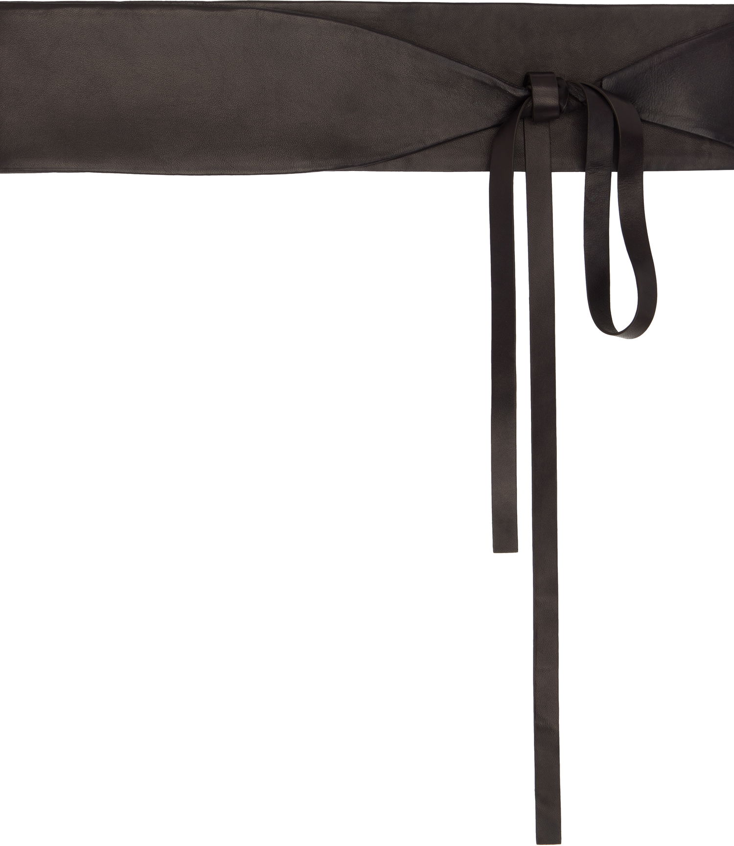 Pasovi The Row The Row Wide Wrap Leather Belt Črna | W1737-L108, 0
