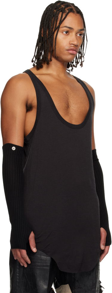 Majica brez rokavov Rick Owens Concordians Pony Deep Scoop Neck Tank Top Črna | RR02E1101 JSW, 1