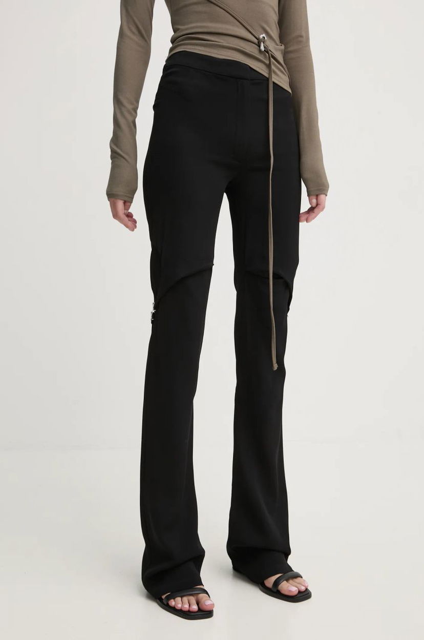 Hlače HELIOT EMIL High Waist Bell Bottom Pants Črna | AW24.W.10.177.BLK01
