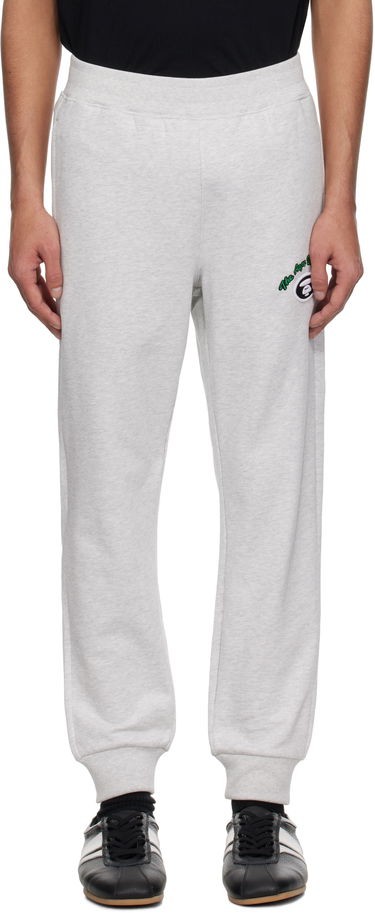 Trenirka AAPE by A Bathing Ape AAPE by A Bathing Ape 'AAPE' Basic Sweatpants Siva | AAPPTMB698XANWH2, 0