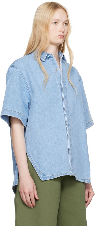 Srajce ADER ERROR ADER error Half Sleeve Shirt Modra | BO01SSSH0202LB, 4
