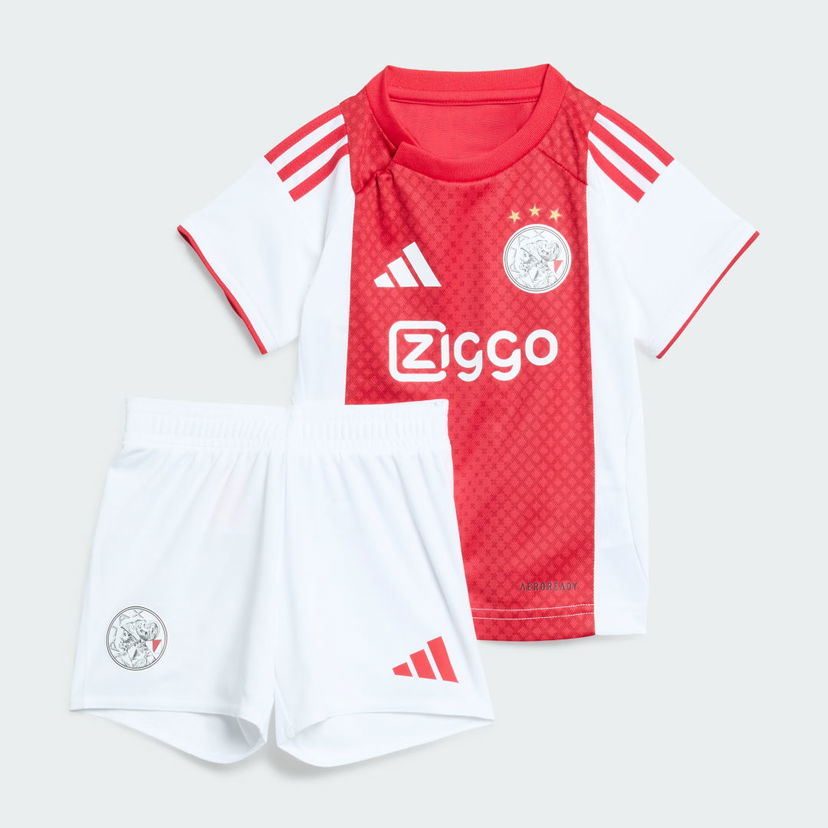 Trenirka adidas Performance Ajax Amsterdam 25/26 Home Kit Baby Rdeča | JI9575