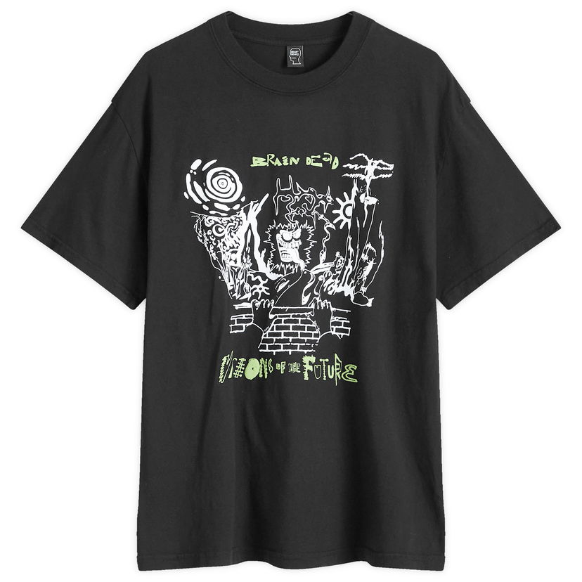 Majica Brain Dead Visions of the Future T-Shirt Črna | F24T00004081-BLK