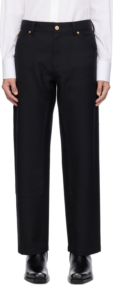 Cargo hlače Versace Versace Carpenter Trousers Črna | 1018885_1A08771, 0