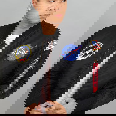 Bomber jakna Alpha Industries MA-1 VF NASA Jacket Črna | 166107-03, 2