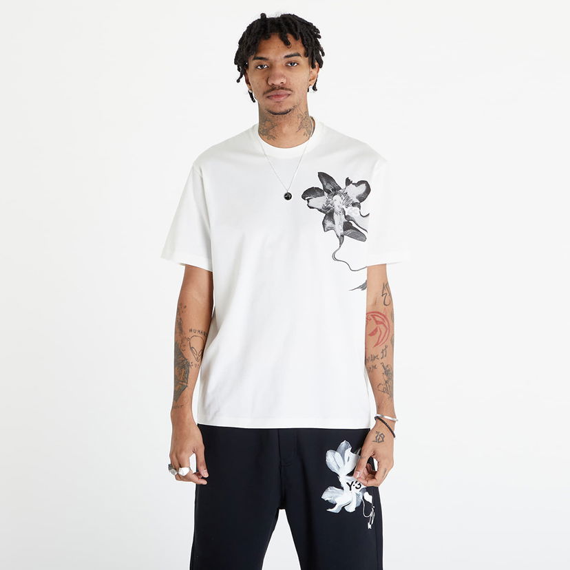 Majica Y-3 Graphic Short Sleeve Tee UNISEX Off White Bela | IV7737
