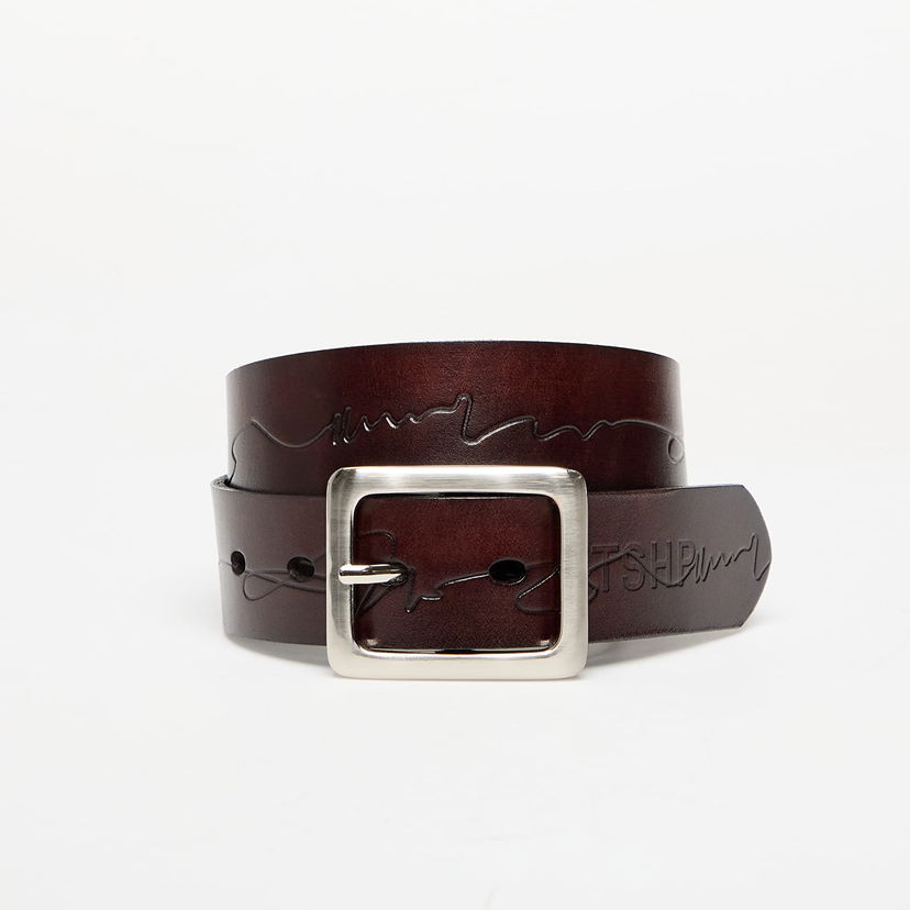 Pasovi Footshop FTSHP Leather Belt 90 Rjava | FTSHP_488
