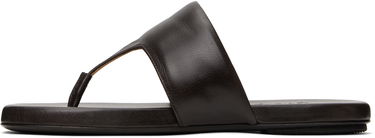 Modni dodatki Marsèll Marsèll Spanciata Leather Thong Sandals Rjava | MW7986 P017, 2