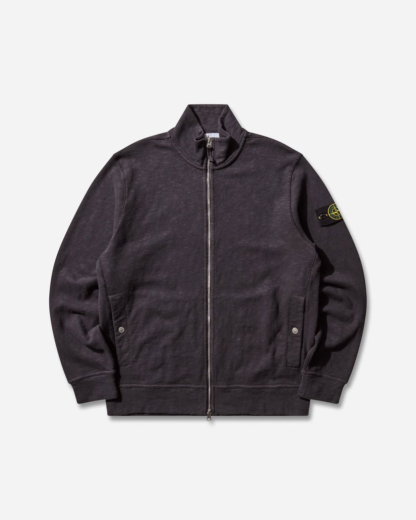 Pulover Stone Island Vanisé Heavy Cotton Jersey Zip Sweatshirt Siva | K2S15-6100055-S0238 V0026