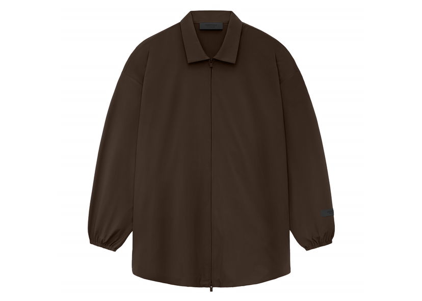 Jakna Fear of God Core Collection Nylon Overshirt Wood Rjava | 202SU244496F