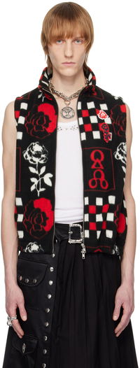 Print Fleece Vest
