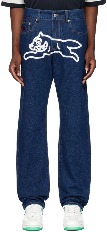 Kavbojke BBC IceCream ICECREAM Running Dog Jeans Modra | ICD001, 0