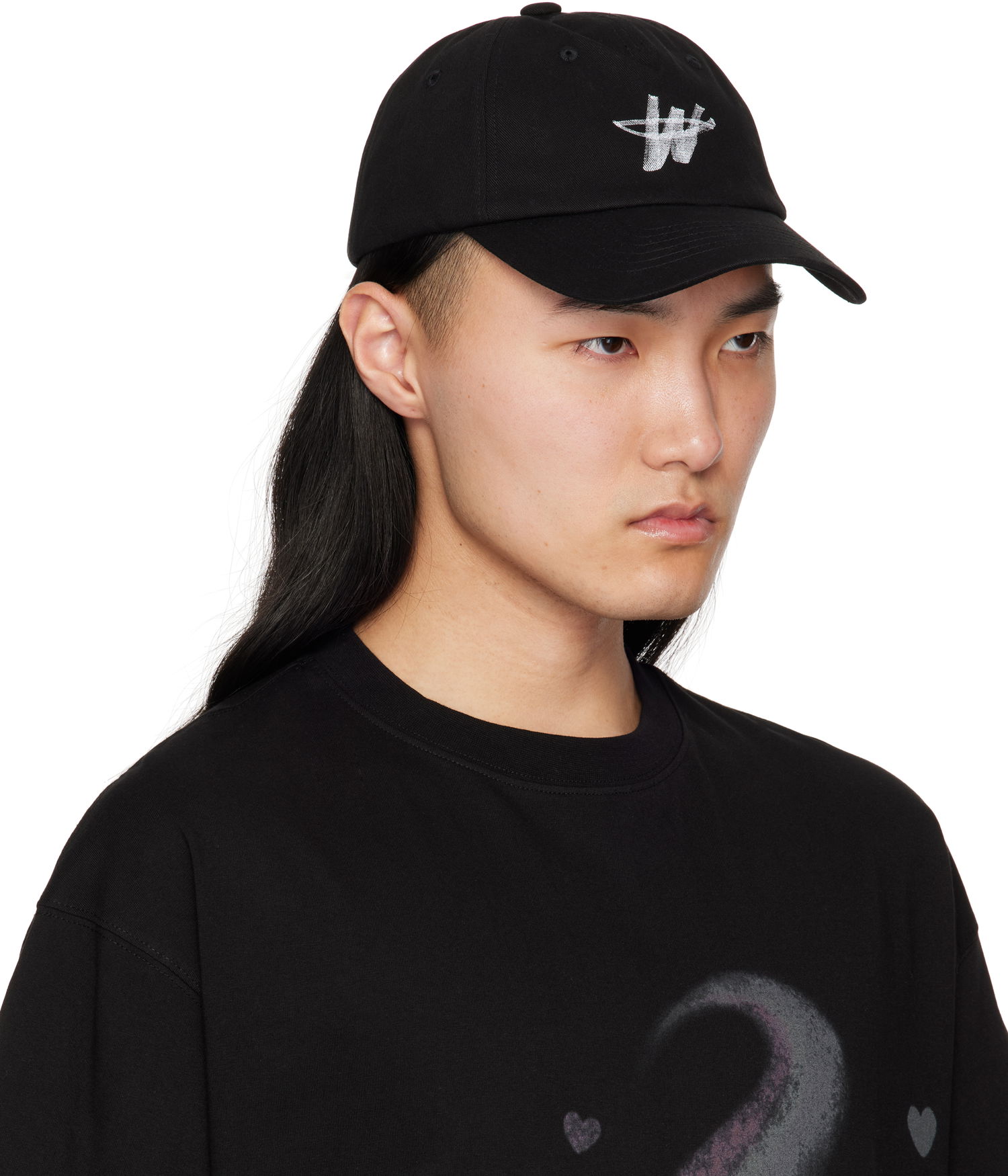 Kapa We11done We11done WD ONE Logo Cap Črna | WD-AH3-22-405-U-BK, 1