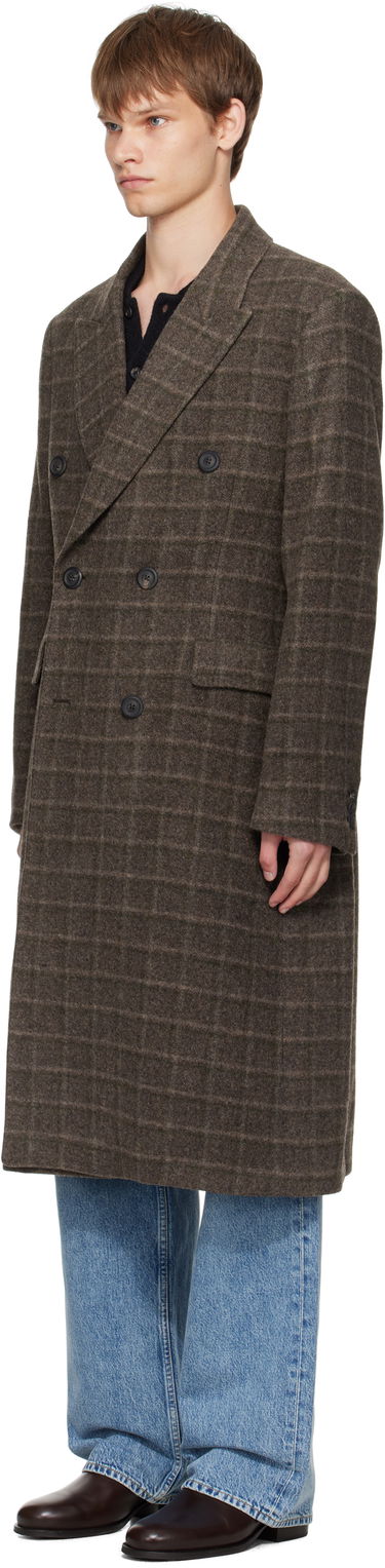 Plašči OUR LEGACY OUR LEGACY Whale Double-Breasted Coat Rjava | M4251WD, 3