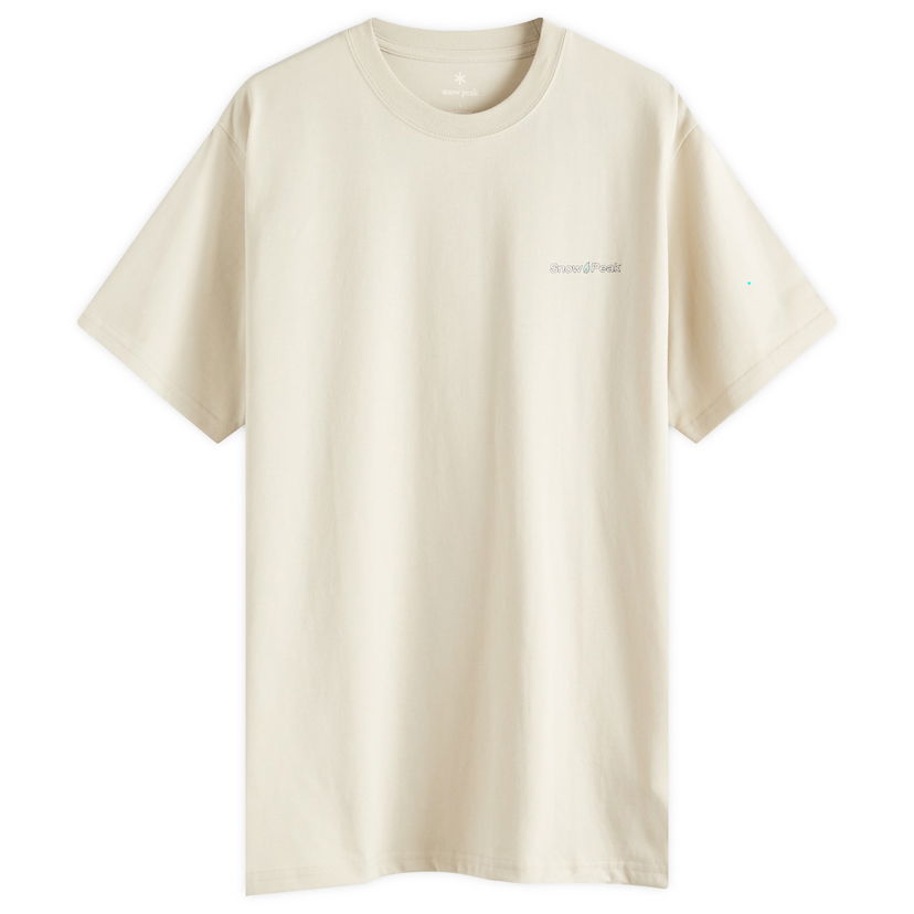 Majica Snow Peak Warm Oneself T-Shirt, Size Large Bež | TS-25SU104-LB
