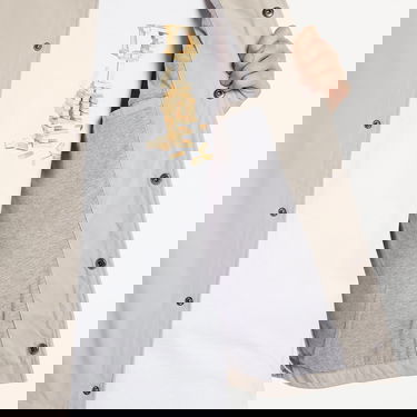 Jakna Dime Cursive Coach Jacket UNISEX Light Grey Siva | DIMESU243GRY, 5